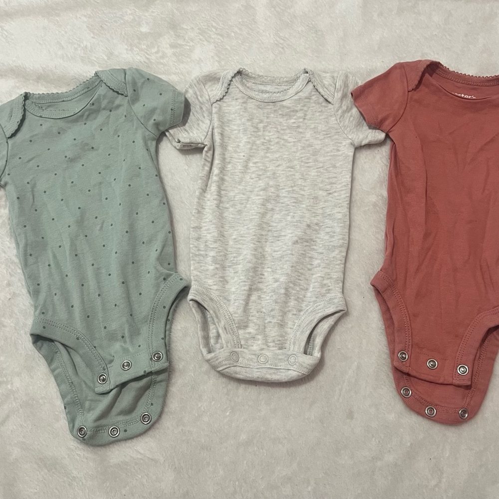 Carters 3pc onesies